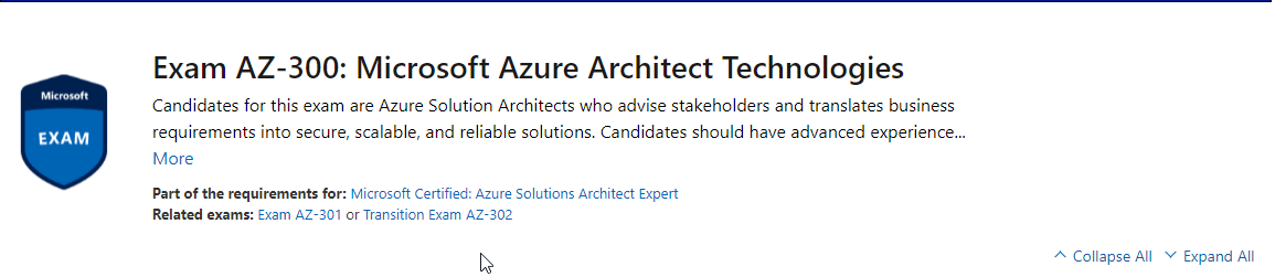 2019-05-03 19_13_39-Exam AZ-300_ Microsoft Azure Architect Technologies