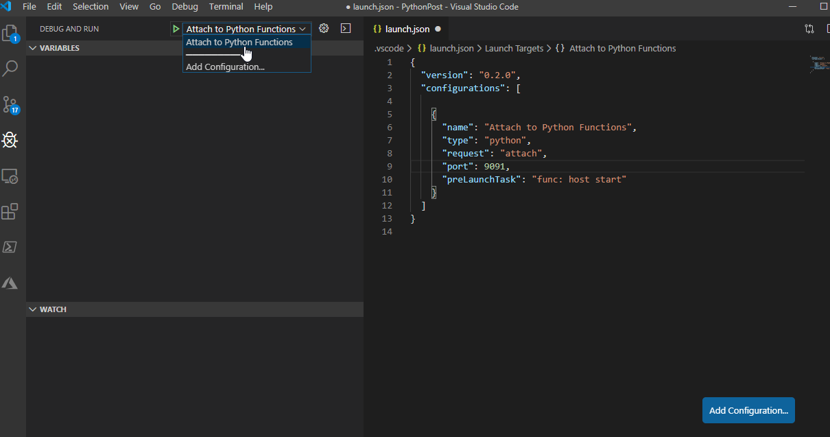 attachtopython