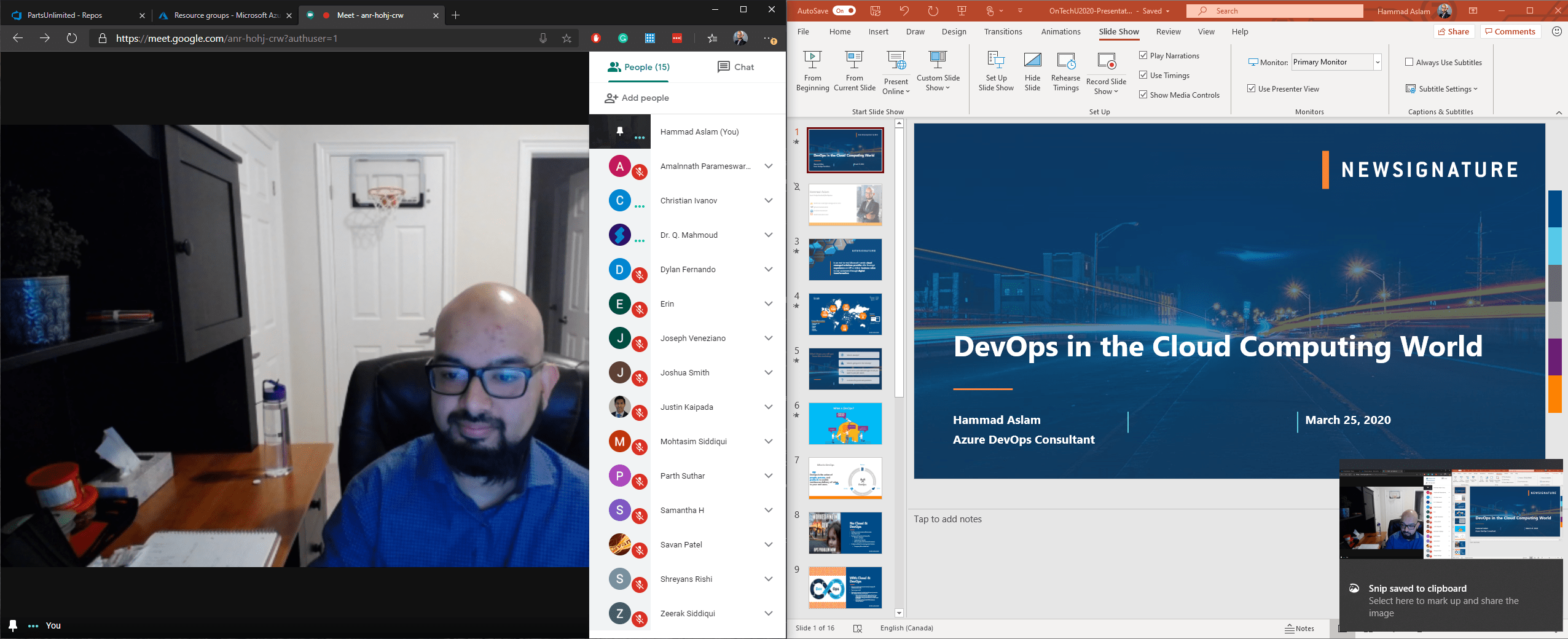 Presentation Screenshot