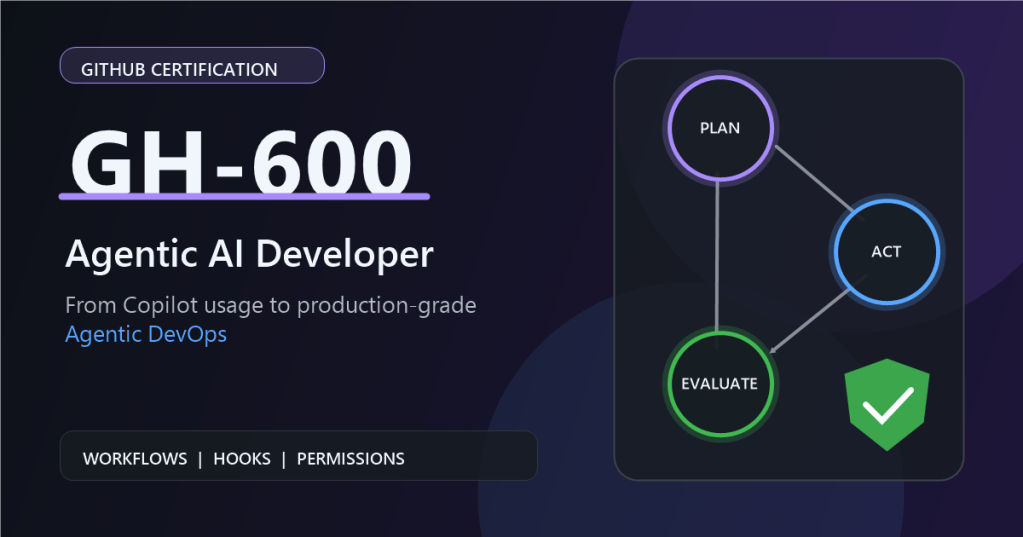 GH-600: Why the GitHub Agentic AI Developer Exam Matters